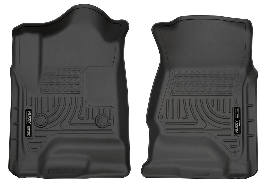 Husky Liners WeatherBeater Front Floor Liners - 2 Piece Fits Many 2014-2020 Cadillac, Chevy, GMC
