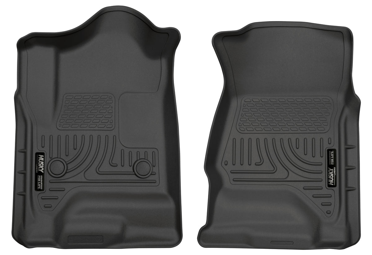 Husky Liners WeatherBeater Front Floor Liners - 2 Piece Fits Many 2014-2020 Cadillac, Chevy, GMC