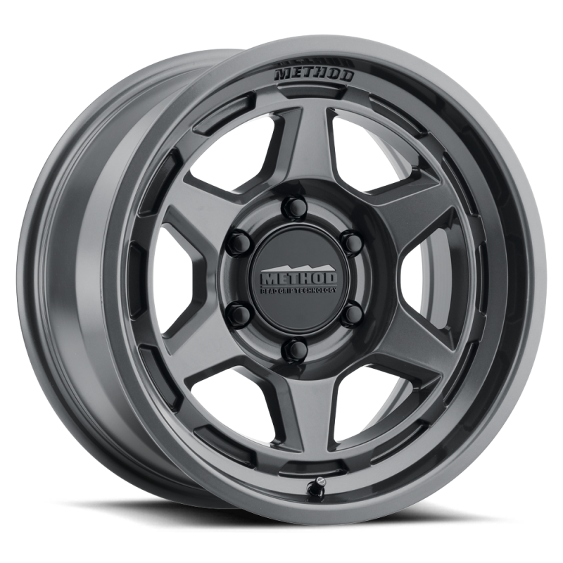 Method Race Wheels MR708 Bead Grip | 17x8.5 | +25mm (5.7" BS) | 6x5.5 Bolt Pattern - Gloss Titanium