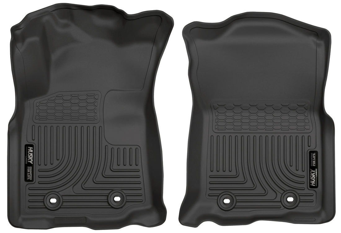Husky Liners WeatherBeater Front Floor Liners - 2 Piece Fits 2018-2023 Toyota Tacoma