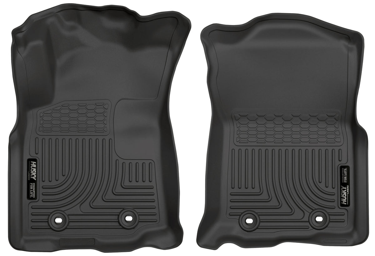Husky Liners WeatherBeater Front Floor Liners - 2 Piece Fits 2018-2023 Toyota Tacoma
