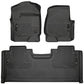 Husky Liners WeatherBeater Front & Second Seat Floor Liners - 3 Piece Fits 2017-2026 Ford F250/F350