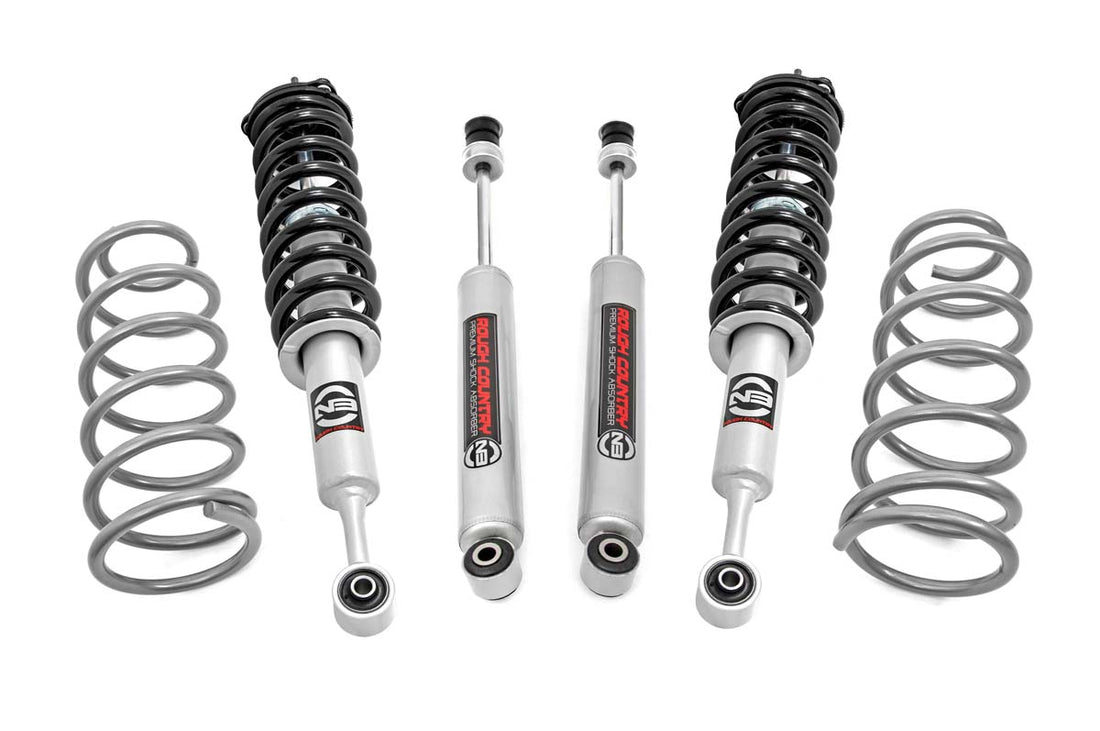 Rough Country 3 Inch Lift Kit | Toyota 4Runner (03-09)/FJ Cruiser (07-14) 2WD/4WD - Lifted N3 Struts / Premium N3