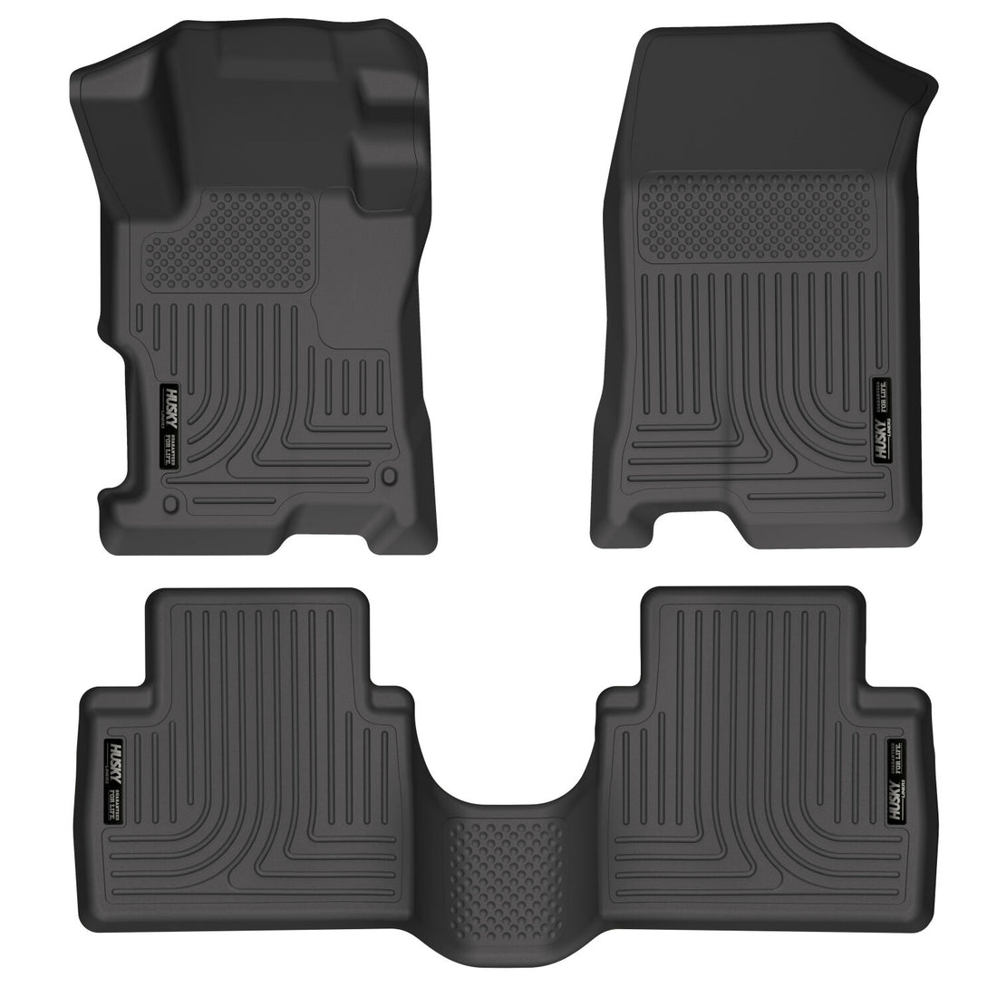 Husky Liners WeatherBeater Front & Second Seat Floor Liners - 3 Piece 98401