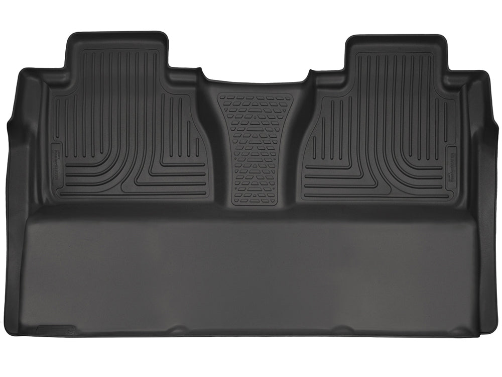 Husky Liners WeatherBeater Second Seat Floor Liner - 1 Piece Fits 2014-2021 Toyota Tundra