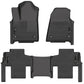 Husky Liners WeatherBeater Front & Second Seat Floor Liners - 3 Piece Fits 2022-2025 Jeep Grand Wagoneer