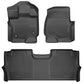 Husky Liners WeatherBeater Front & Second Seat Floor Liners - 3 Piece Fits 2021-2026 Ford F150, F150 Raptor, 2022-2025 F150 Lightning