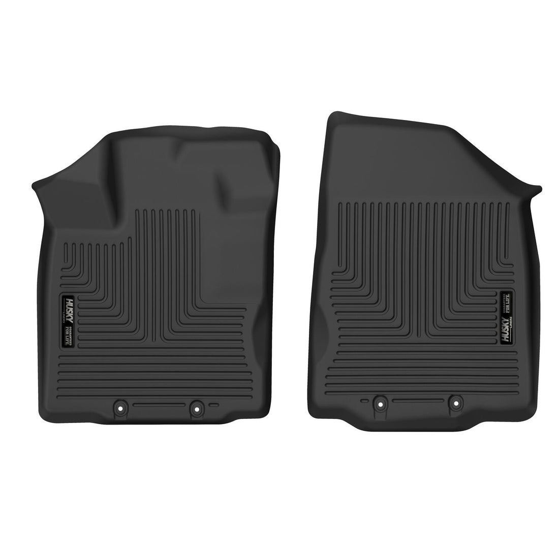 Husky Liners X-act Contour Front Floor Liners - 2 Piece Fits 2013 INFINITI JX35, 2013-2020 Nissan Pathfinder, 2014-2020 QX60
