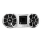 REV 410 W | White V2 Revolution Series Dual 10-inch Tower Speakers