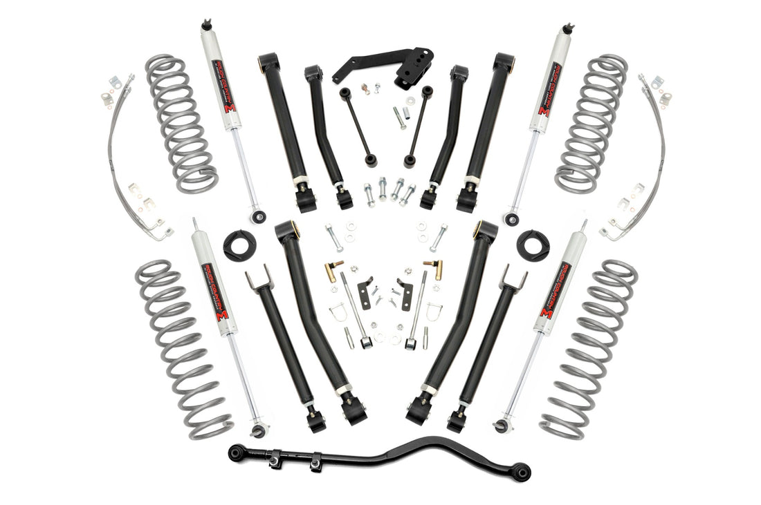 Rough Country 4 Inch Lift Kit | 2-Door | Jeep Wrangler JK 4WD (2007-2018) - M1 Monotube