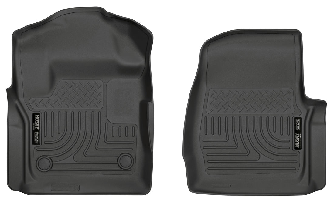 Husky Liners WeatherBeater Front Floor Liners - 2 Piece Fits 2017-2026 Ford F250/F350