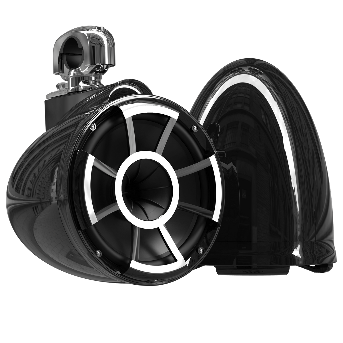 REV 10-B V2 | Gloss Black Revolution Series 10-inch Tower Speakers