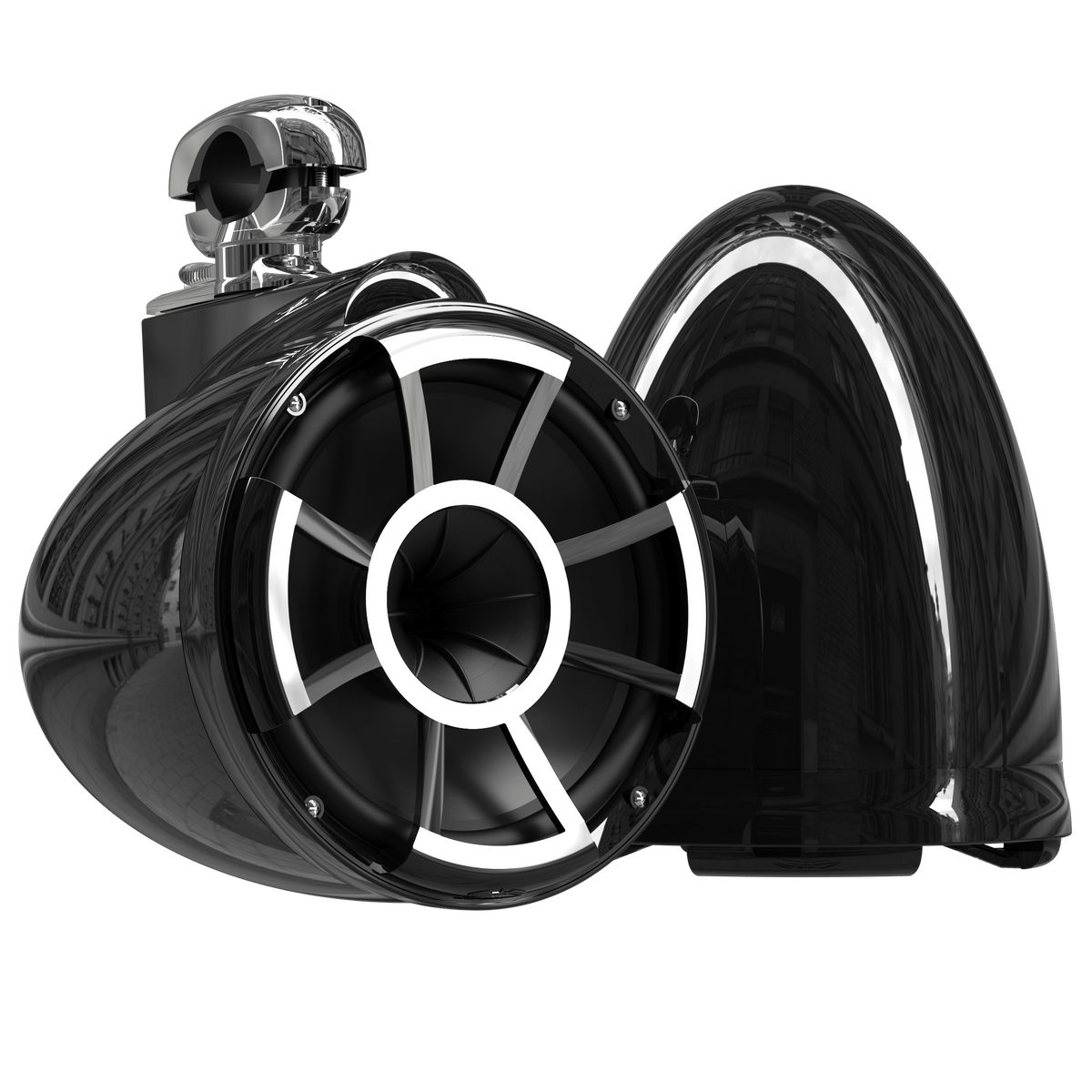REV 10-B V2 | Gloss Black Revolution Series 10-inch Tower Speakers