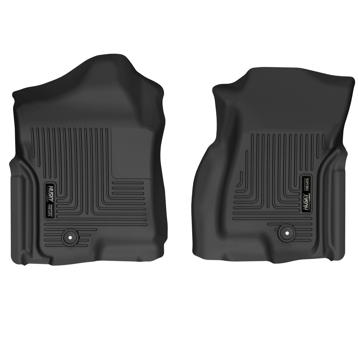 Husky Liners X-act Contour Front Floor Liners - 2 Piece Fits Many 1999-2007 Cadillac, Chevy, GMC, Hummer