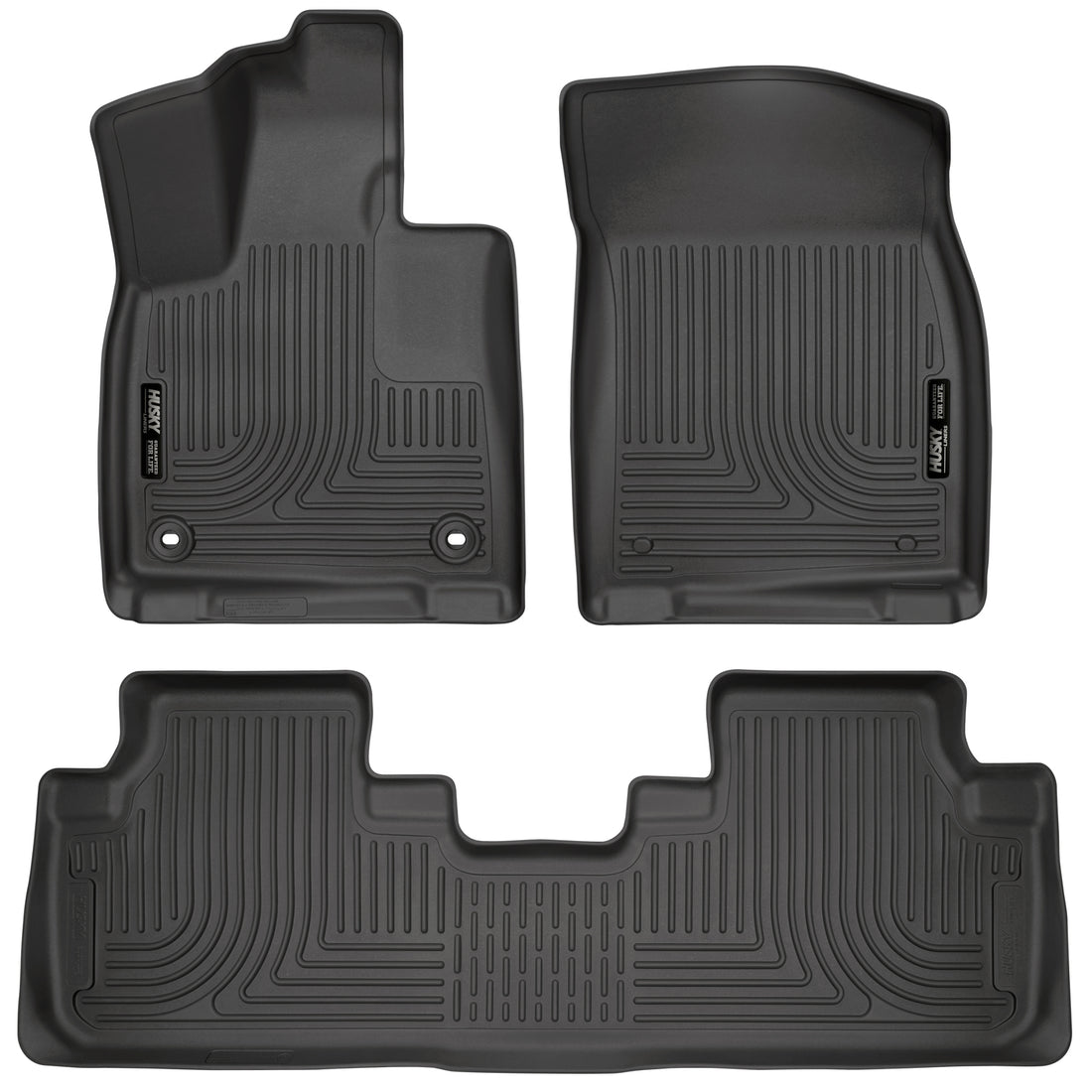 Husky Liners WeatherBeater Front & Second Seat Floor Liners - 3 Piece Fits 2016-2022 Lexus RX
