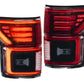 XB LED Tail Lights: Ford F-150 (15-20 / Red Lens / Set) - Trucks R Us