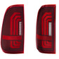 XB LED Tail Lights: Ford Super Duty (99-16 / Red Lens / Set)