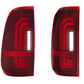 XB LED Tail Lights: Ford Super Duty (99-16 / Red Lens / Set)