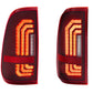 XB LED Tail Lights: Ford Super Duty (99-16 / Red Lens / Set)