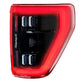 XB LED Tail Lights: Ford F-150 (21-23 / Red Lens / Set)