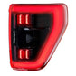 XB LED Tail Lights: Ford F-150 (21-23 / Red Lens / Set)