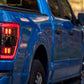 XB LED Tail Lights: Ford F-150 (21-23 / Red Lens / Set)