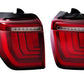XB LED Tail Lights: Toyota 4Runner (10-24 / Red Lens / Set) - Trucks R Us