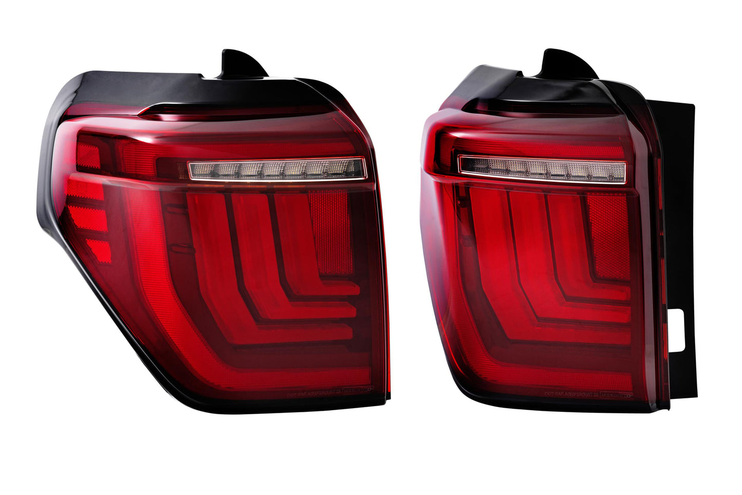 XB LED Tail Lights: Toyota 4Runner (10-24 / Red Lens / Set) - Trucks R Us