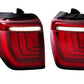 XB LED Tail Lights: Toyota 4Runner (10-24 / Red Lens / Set) - Trucks R Us