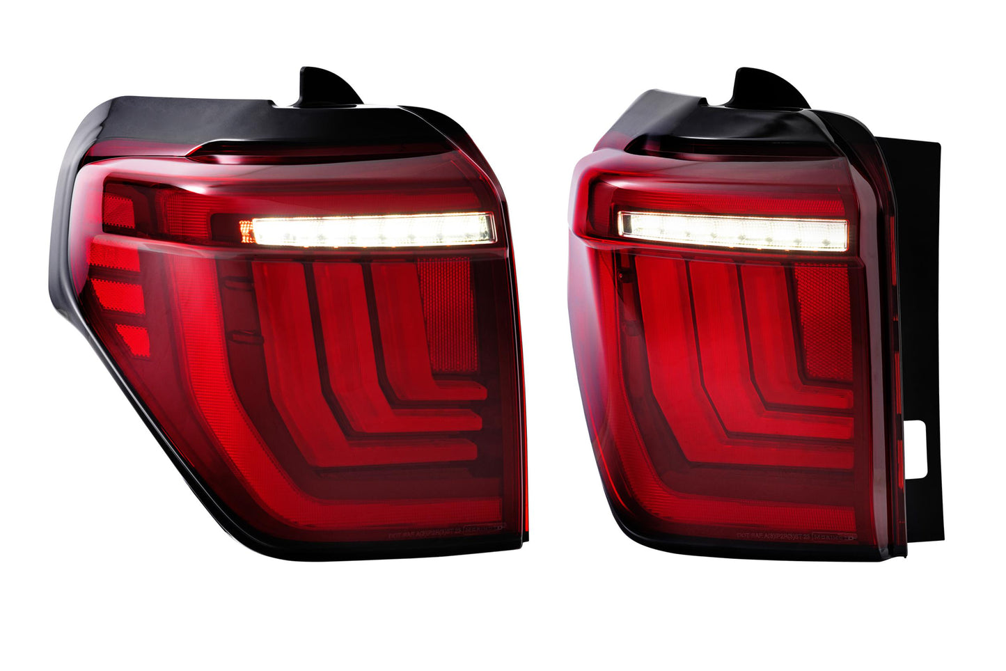 XB LED Tail Lights: Toyota 4Runner (10-24 / Red Lens / Set) - Trucks R Us