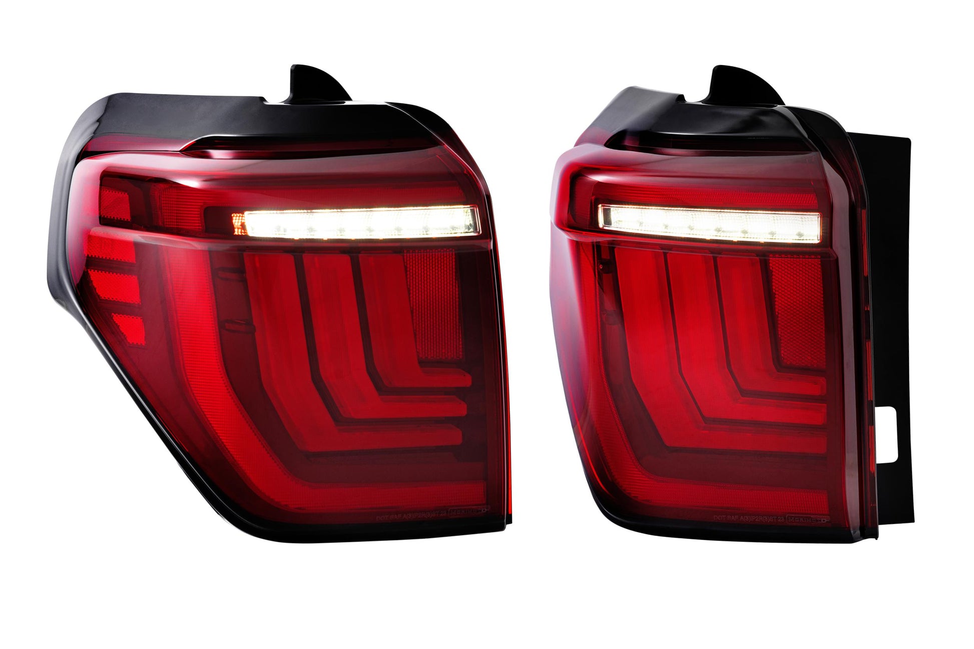 XB LED Tail Lights: Toyota 4Runner (10-24 / Red Lens / Set) - Trucks R Us