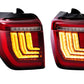 XB LED Tail Lights: Toyota 4Runner (10-24 / Red Lens / Set) - Trucks R Us