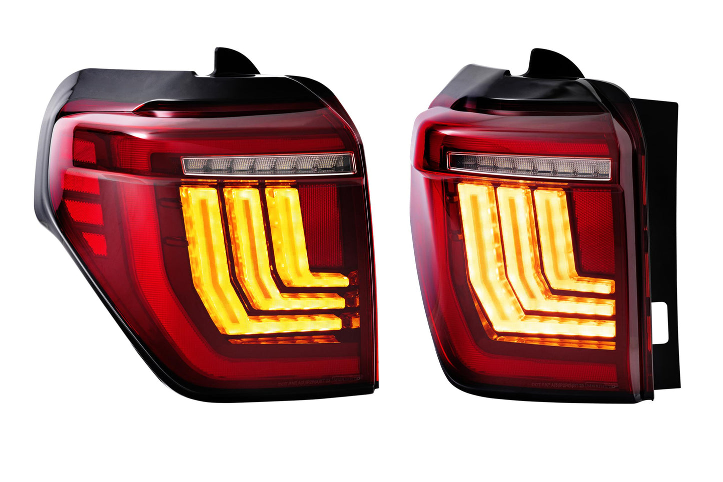 XB LED Tail Lights: Toyota 4Runner (10-24 / Red Lens / Set) - Trucks R Us