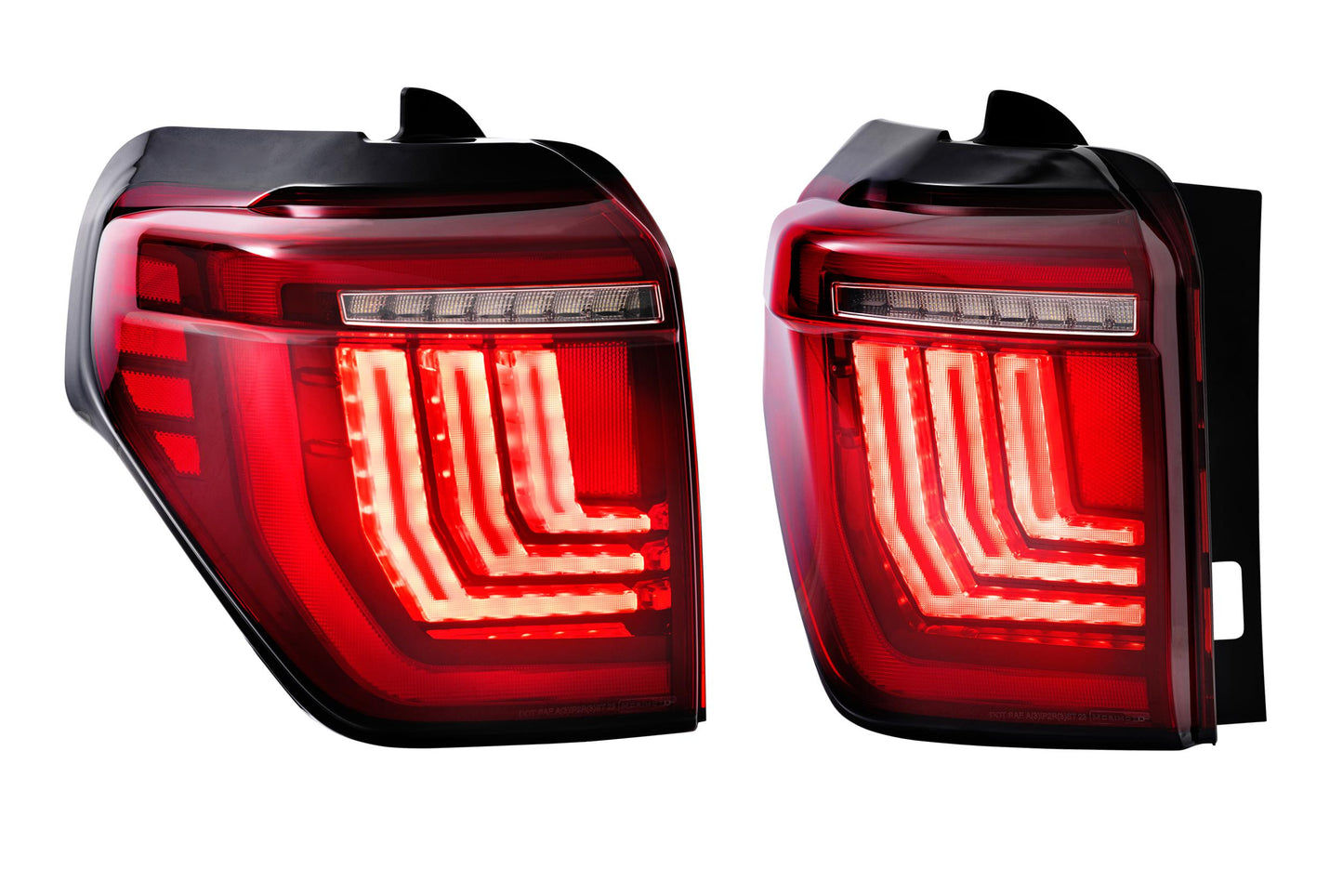 XB LED Tail Lights: Toyota 4Runner (10-24 / Red Lens / Set) - Trucks R Us
