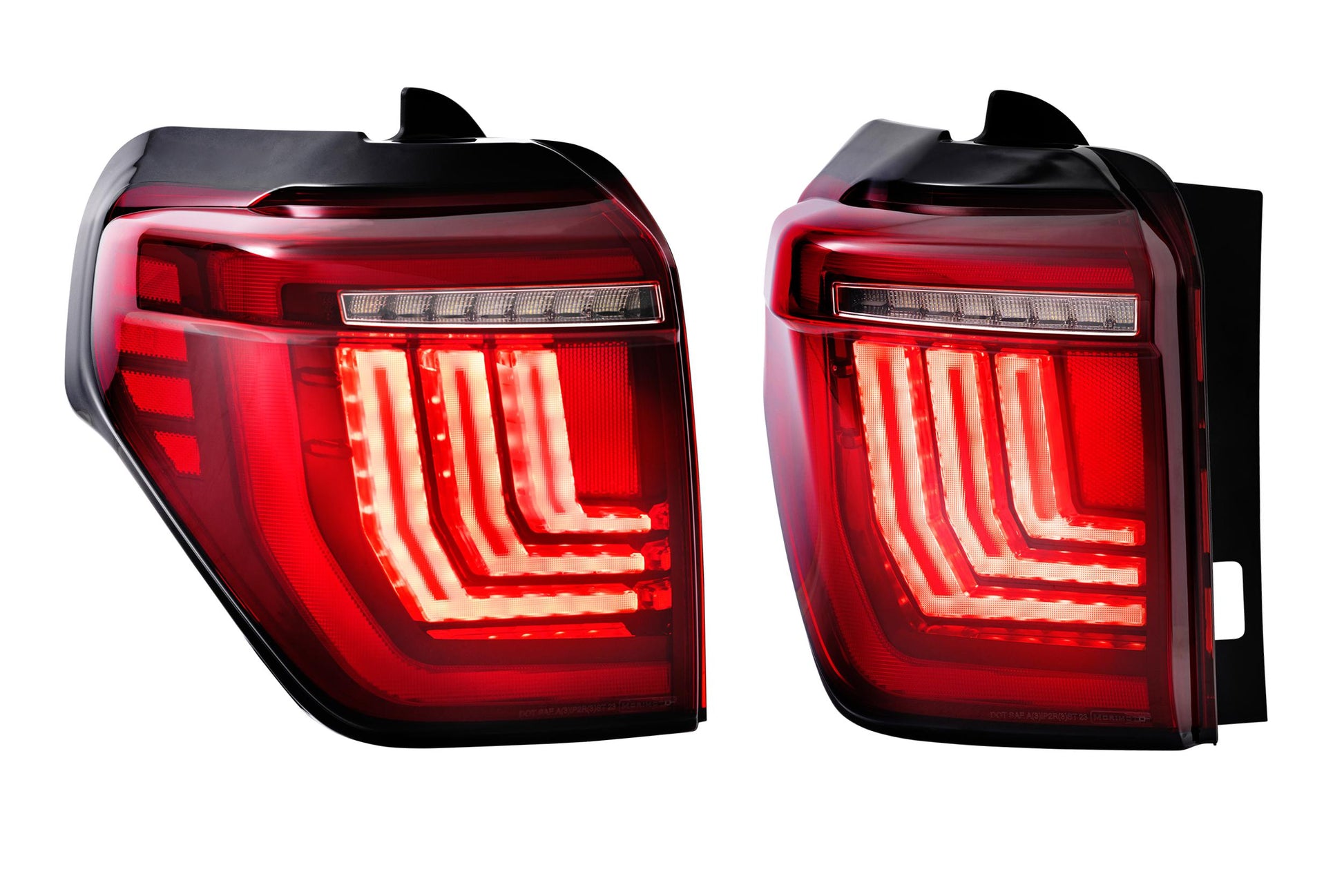 XB LED Tail Lights: Toyota 4Runner (10-24 / Red Lens / Set) - Trucks R Us