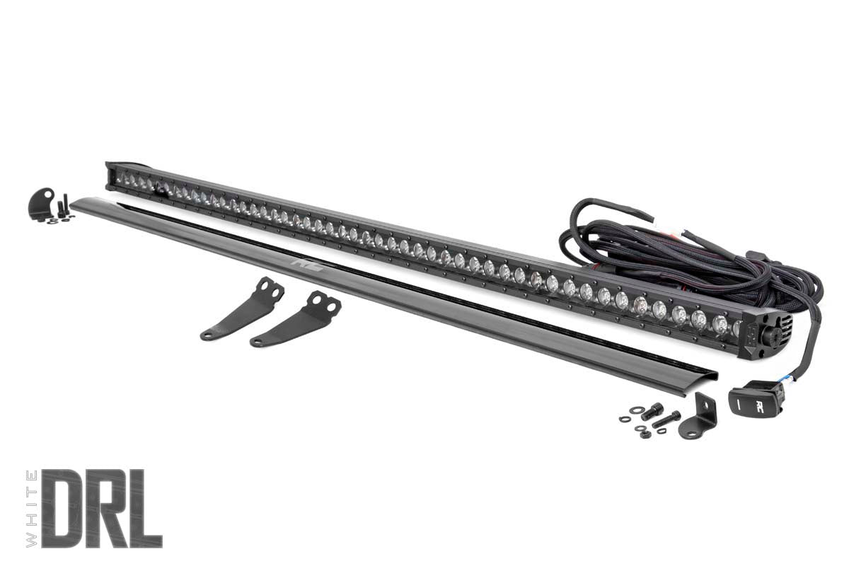 Rough Country 50" LED Light Kit | Forward Facing | Polaris General/General XP - Black Series w/ White DRL