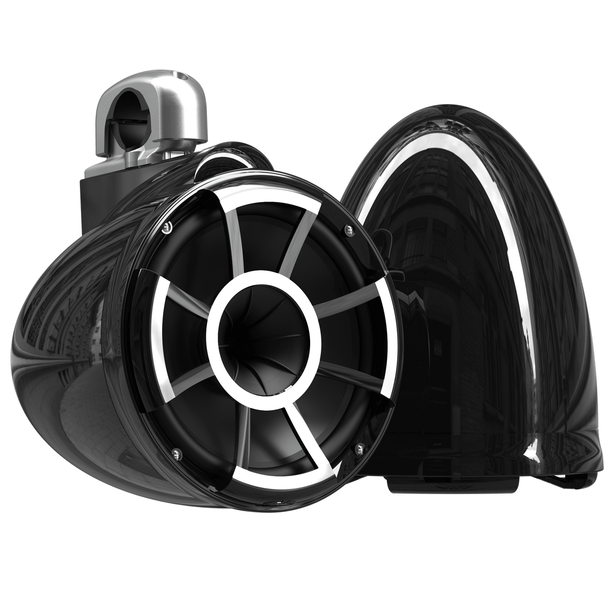REV 10-B V2 | Gloss Black Revolution Series 10-inch Tower Speakers
