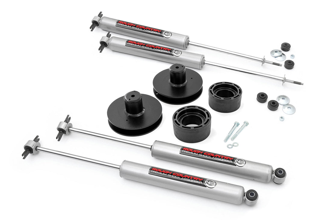 Rough Country 2 Inch Lift Kit | Jeep Wrangler TJ 4WD (1997-2006) - Premium N3