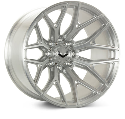 Vossen VFX-03 Wheel | 22x10 | +18mm | 8x6.5 (8x165.1) Bolt Pattern - Brushed Gloss Clear