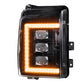 XB LED Headlights: Ford Super Duty (11-16 / Amber DRL / Set)