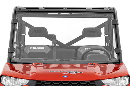 Rough Country Full Windshield | Scratch Resistant | Polaris Ranger 1000/Ranger XP 900/1000