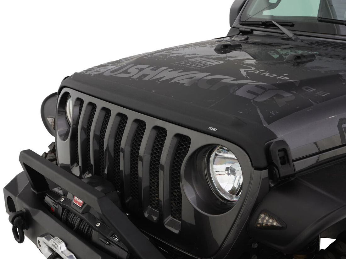 Husky Liners Aeroskin II Bug Shield Fits 2018-2026 Jeep Wrangler JL, 2020-2026 Gladiator