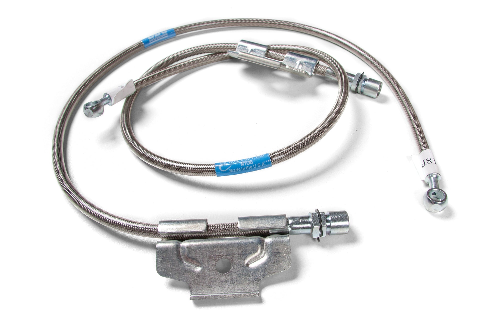 BDS Suspension Front Brake Line Set | Stainless Steel | Fits 6 Inch Lift | Dodge Ram 2500 (03-11) 4WD - Trucks R Us