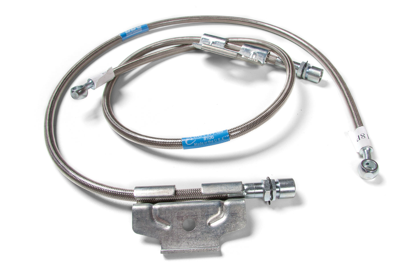 BDS Suspension Front Brake Line Set | Stainless Steel | Fits 6 Inch Lift | Dodge Ram 2500 (03-11) 4WD
