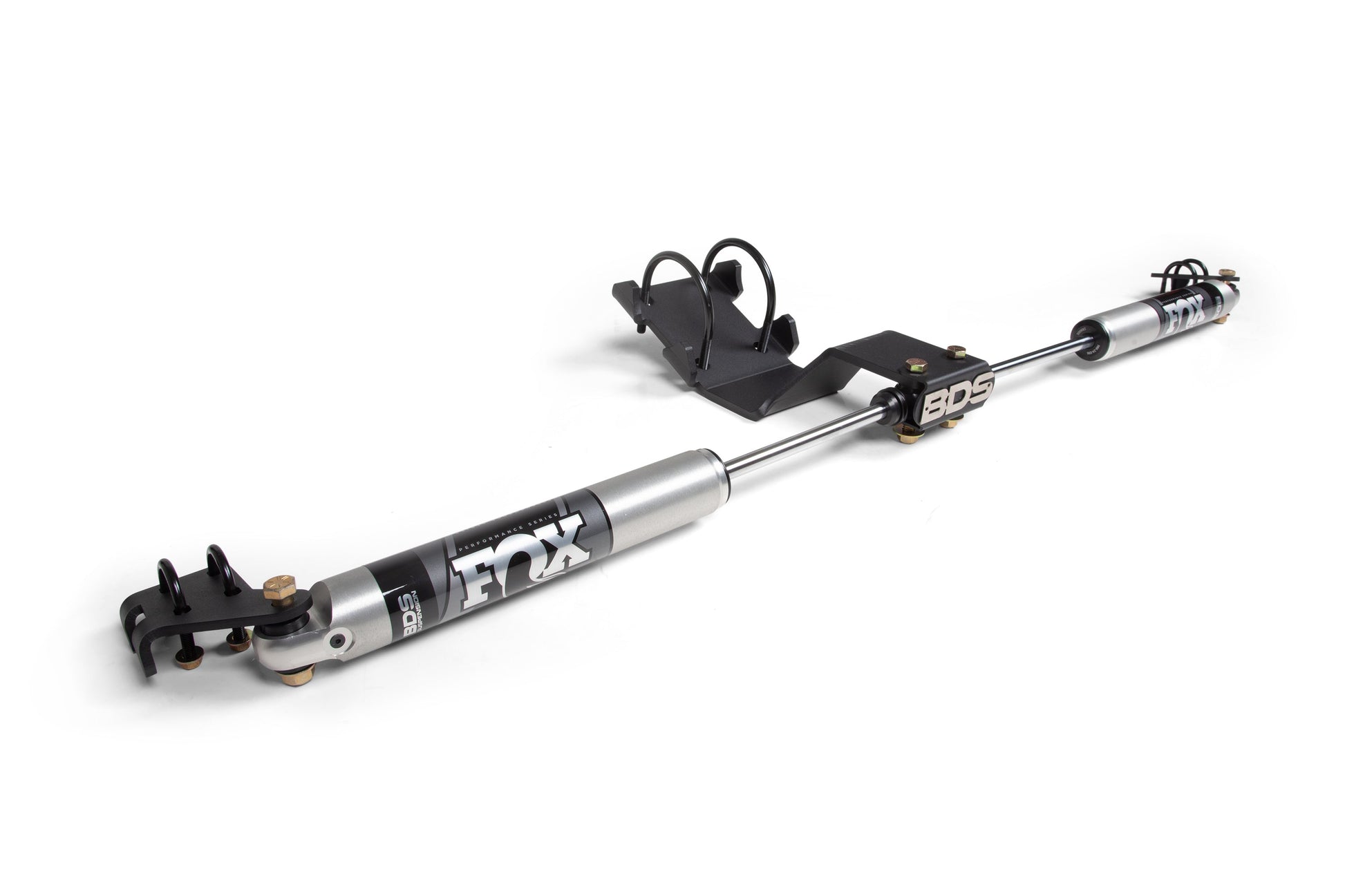 BDS Suspension Dual Steering Stabilizer Kit w/ FOX 2.0 Performance Shocks | Fits 0-2 Inch Lift | Ford F250/F350 Super Duty (05-25) 4WD - Trucks R Us