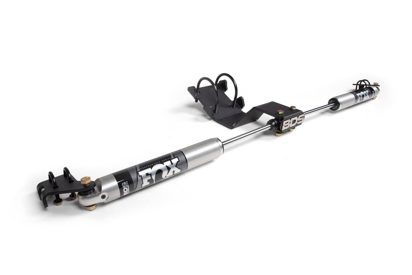 BDS Suspension Dual Steering Stabilizer Kit w/ FOX 2.0 Performance Shocks | Fits 0-2 Inch Lift | Ford F250/F350 Super Duty (05-24) 4WD - Trucks R Us