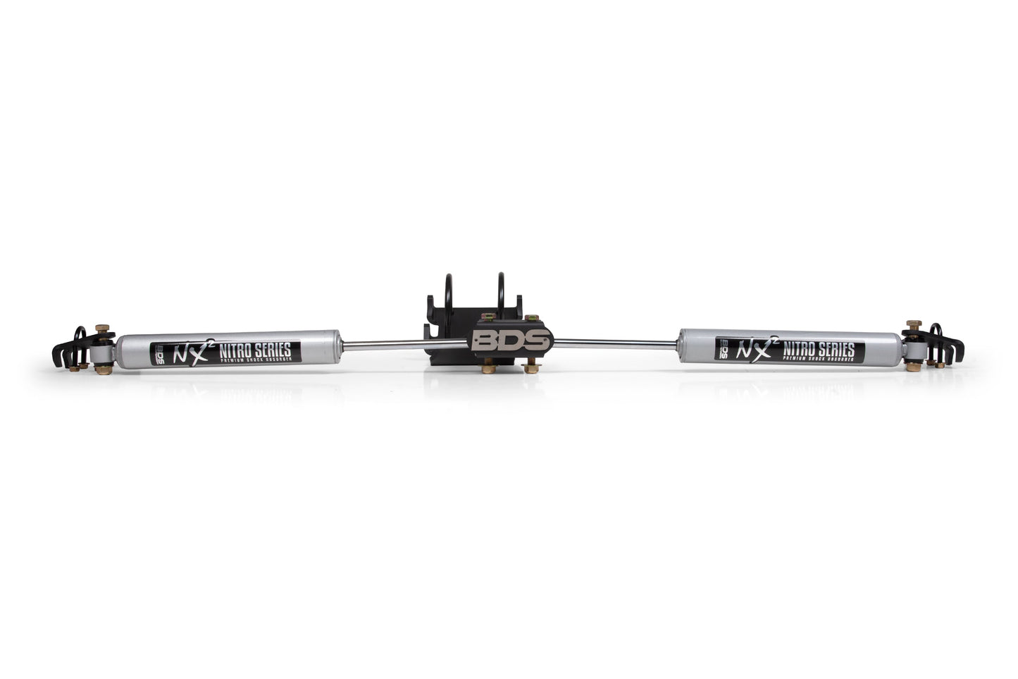 BDS Suspension Dual Steering Stabilizer Kit w/ NX2 Shocks | Fits 0-2 Inch Lift | Ford F250/F350 Super Duty (05-24) 4WD - Trucks R Us