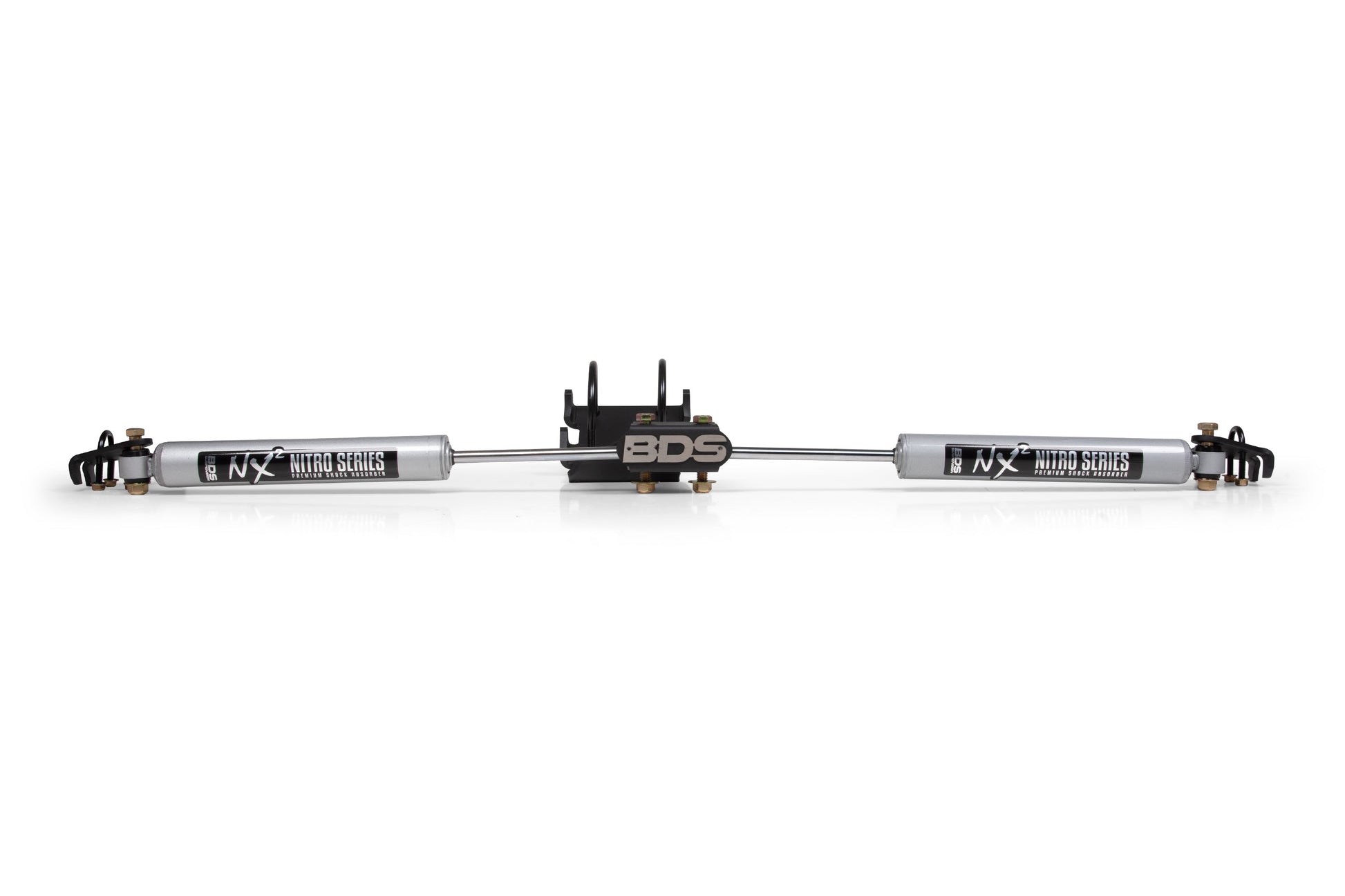 BDS Suspension Dual Steering Stabilizer Kit w/ NX2 Shocks | Fits 0-2 Inch Lift | Ford F250/F350 Super Duty (05-24) 4WD - Trucks R Us