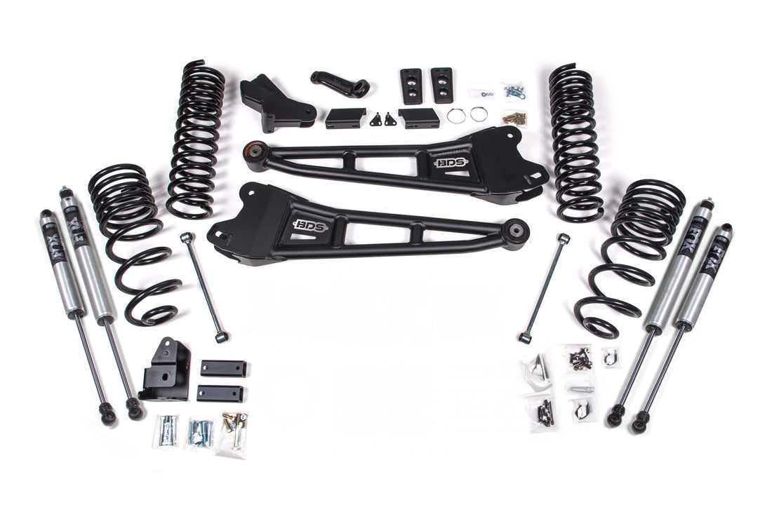 BDS Suspension 4 Inch Lift Kit w/ Radius Arm | Ram 2500 (2025) 4WD | Diesel