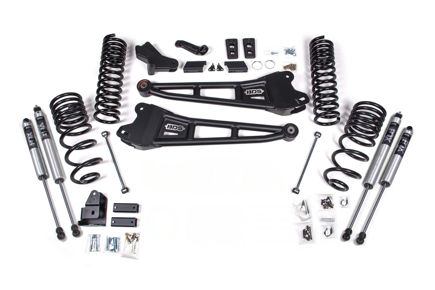 BDS Suspension 4 Inch Lift Kit w/ Radius Arm | Ram 2500 (2025) 4WD | Diesel